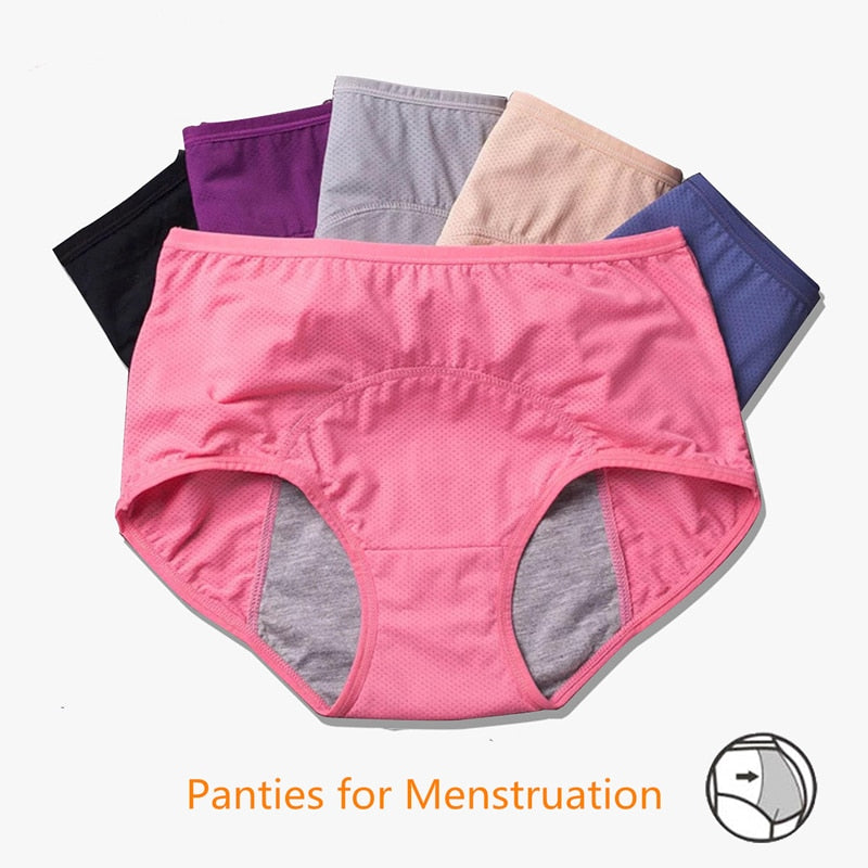 Panties for Menstruation Mid-high Waist